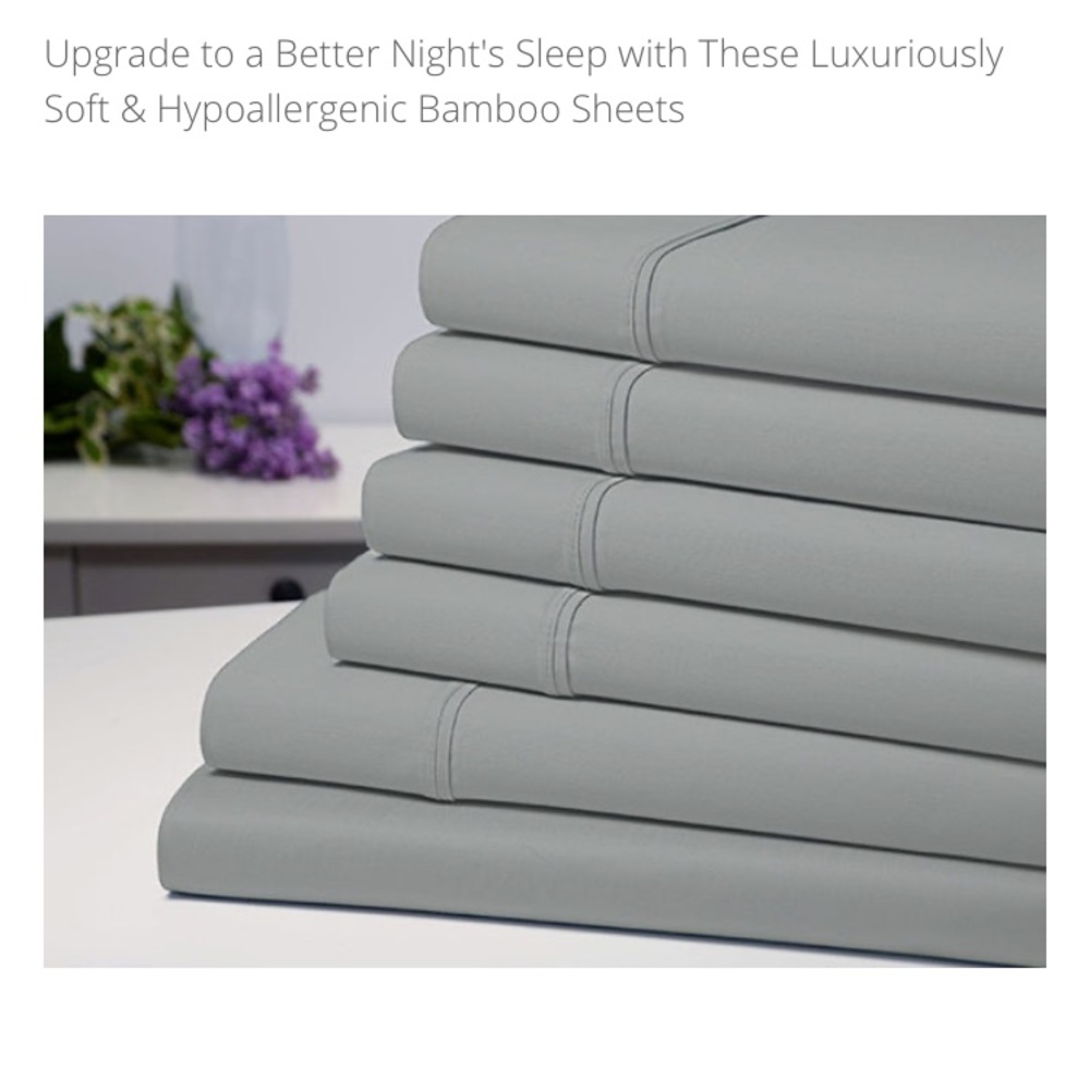 Bamboo sheets Queen